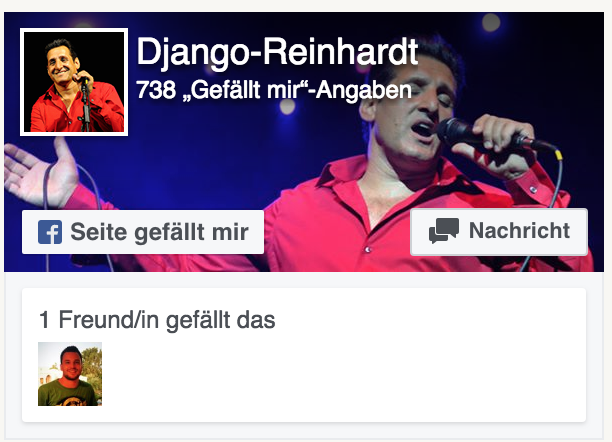 Django Reinhardt Facebook